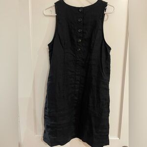JCrew linen shift dress